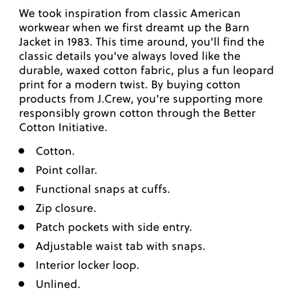 J. Crew Bestseller Barn Jacket - Picture 7 of 7